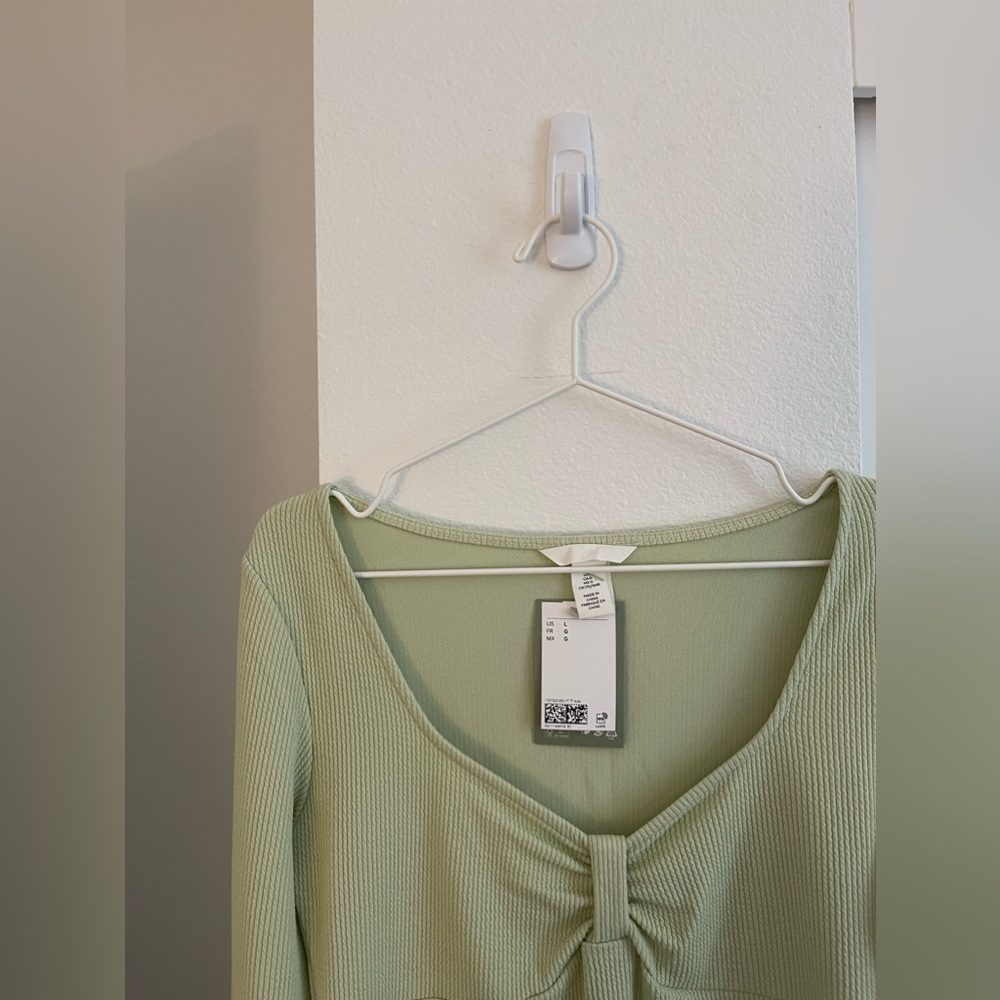 H&M Ribbed Jersey Bodysuit